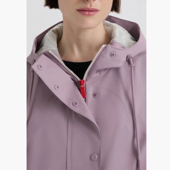 NEW HUNTER Acacia Rubberized Rain Jacket in Dusty Lilac for women 825 8m4 - Picture 5 of 8